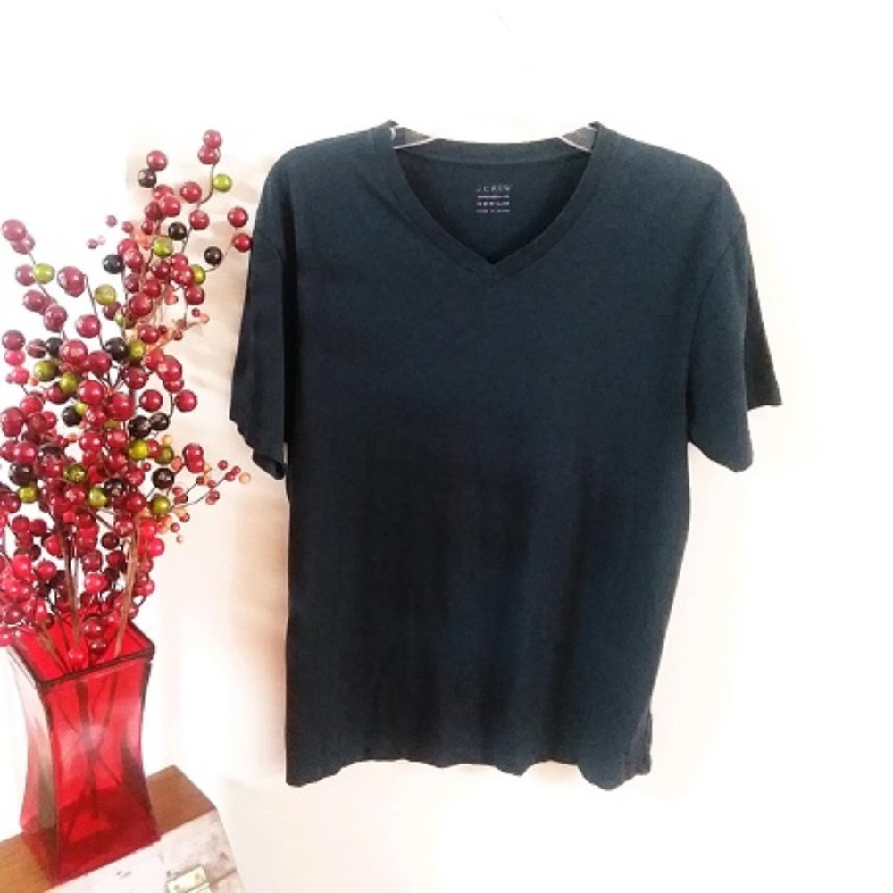 J Crew Black Broken - in Tee Shirt